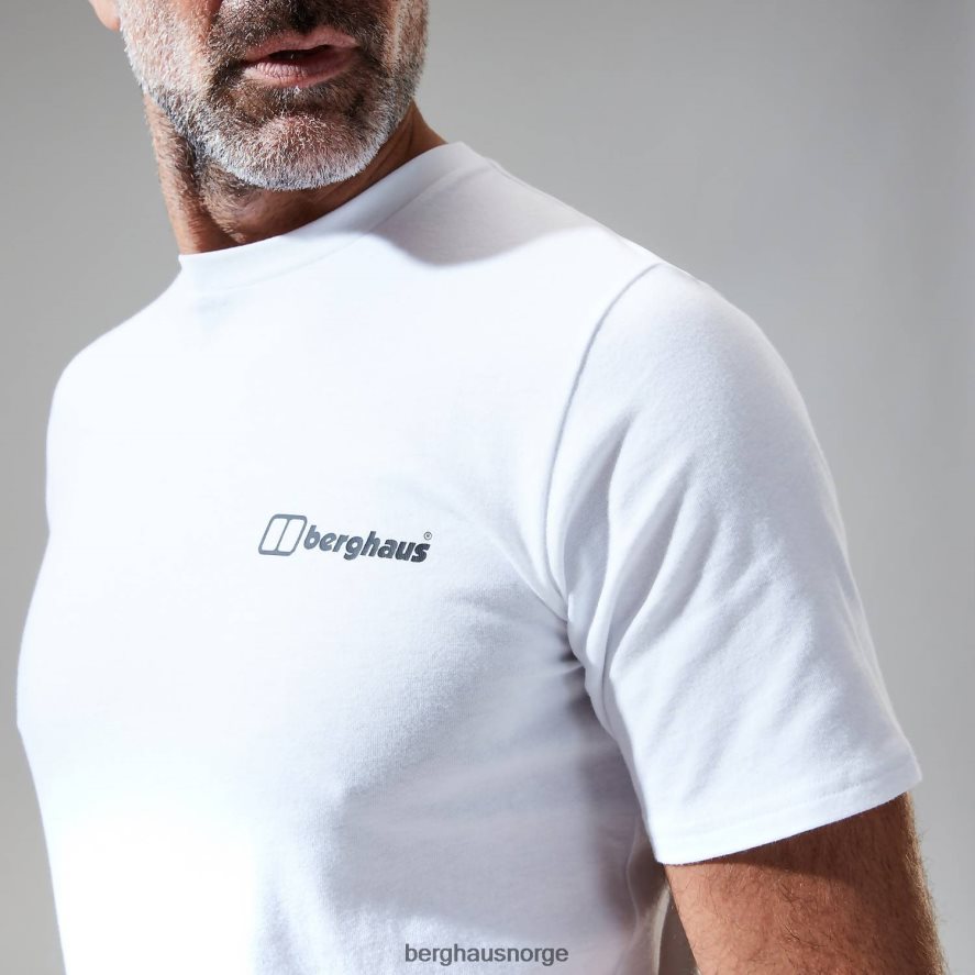 franske pyreneene kortermet t-skjorte Berghaus menn hvit F262D6193 klær