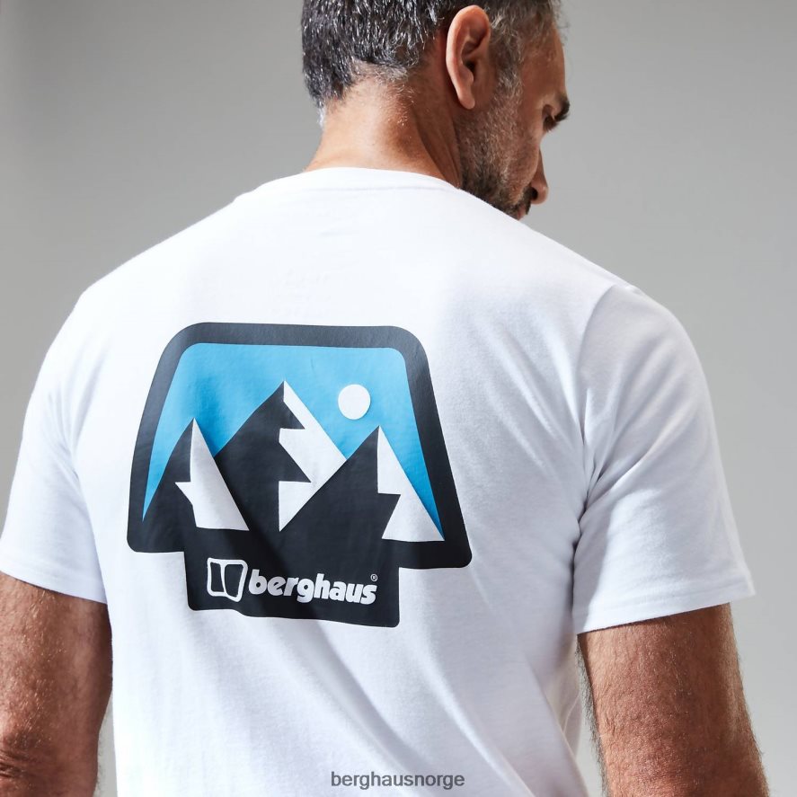 franske pyreneene kortermet t-skjorte Berghaus menn hvit F262D6193 klær