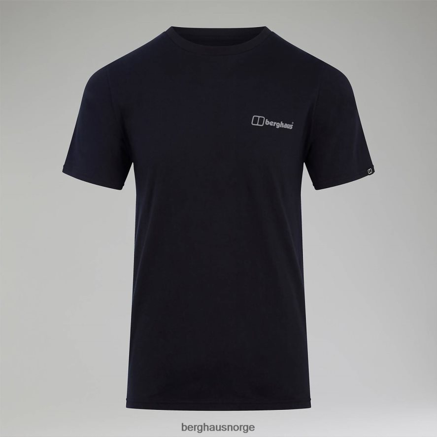franske pyreneene kortermet t-skjorte Berghaus menn svart F262D6192 klær