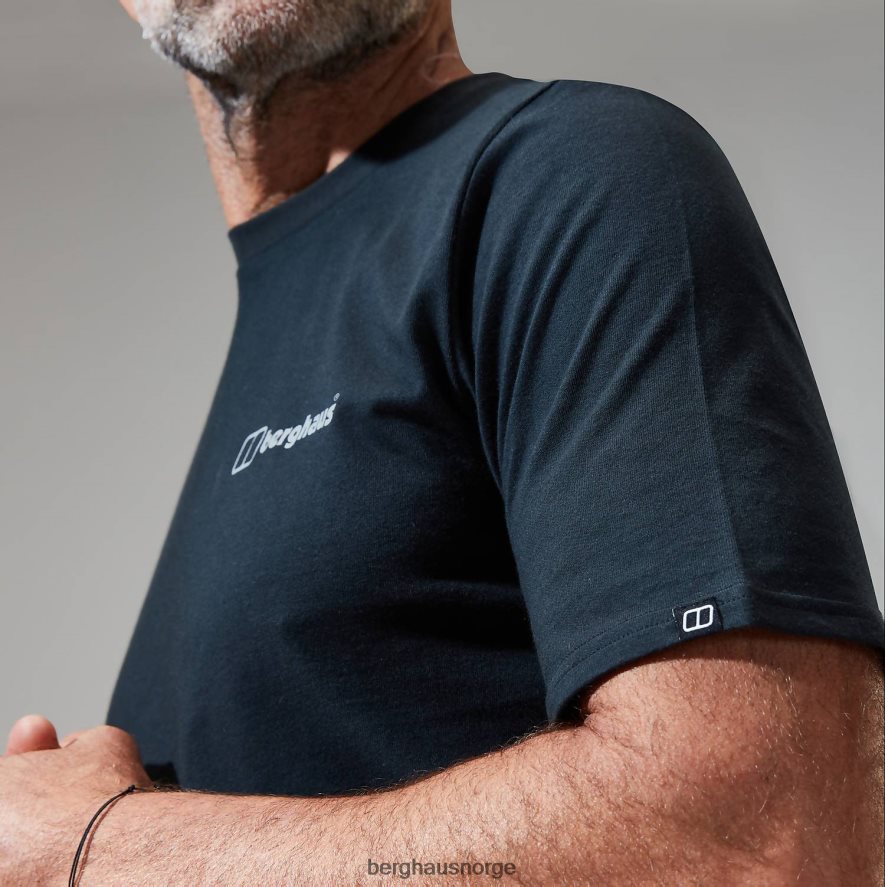 franske pyreneene kortermet t-skjorte Berghaus menn svart F262D6192 klær