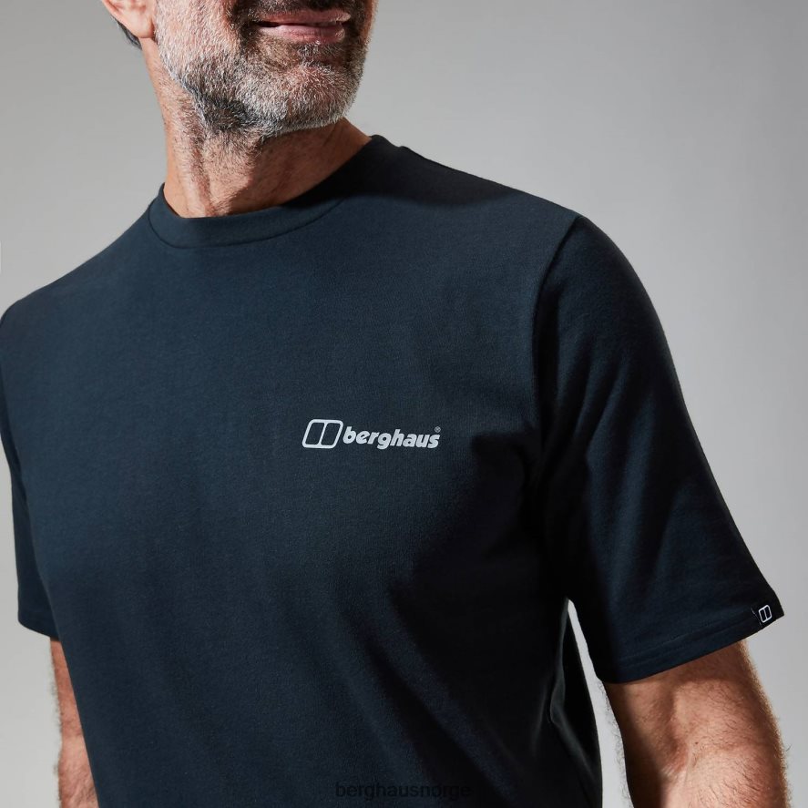 franske pyreneene kortermet t-skjorte Berghaus menn svart F262D6192 klær