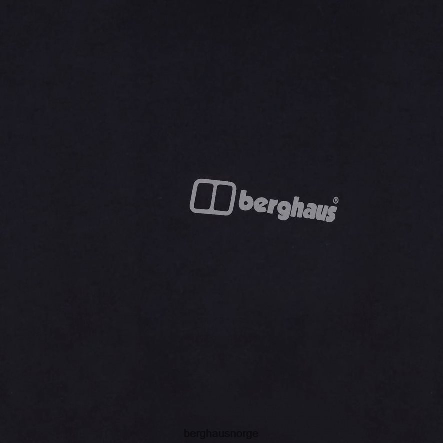 franske pyreneene kortermet t-skjorte Berghaus menn svart F262D6192 klær