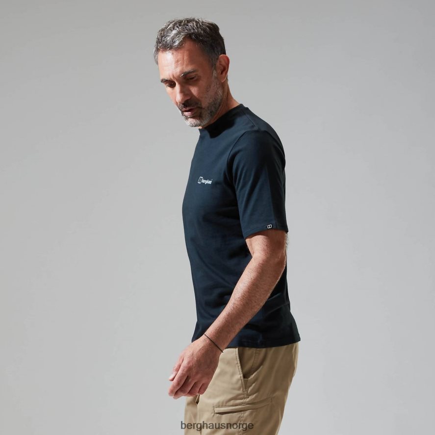 franske pyreneene kortermet t-skjorte Berghaus menn svart F262D6192 klær