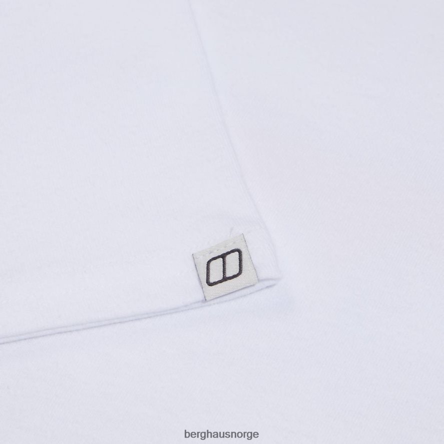 grå hoggtenner peak kortermet t-skjorte Berghaus menn hvit F262D6198 klær