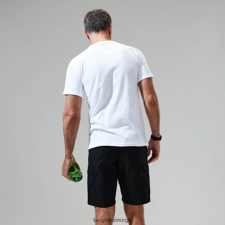 grå hoggtenner peak kortermet t-skjorte Berghaus menn hvit F262D6198 klær