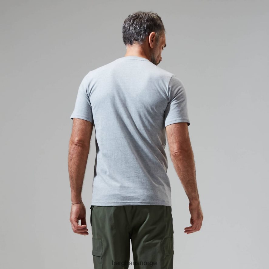 grå hoggtenner peak kortermet t-skjorte Berghaus menn mørk grå F262D6197 klær