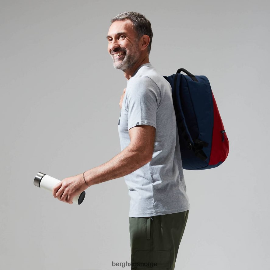 grå hoggtenner peak kortermet t-skjorte Berghaus menn mørk grå F262D6197 klær