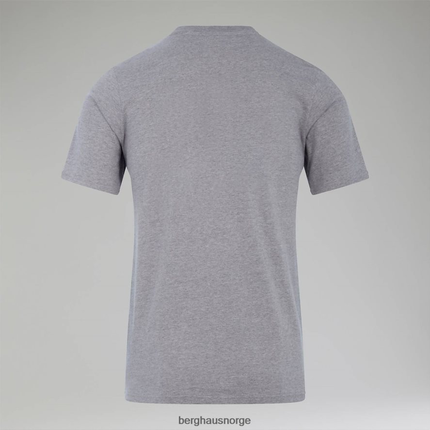 grå hoggtenner peak kortermet t-skjorte Berghaus menn mørk grå F262D6197 klær