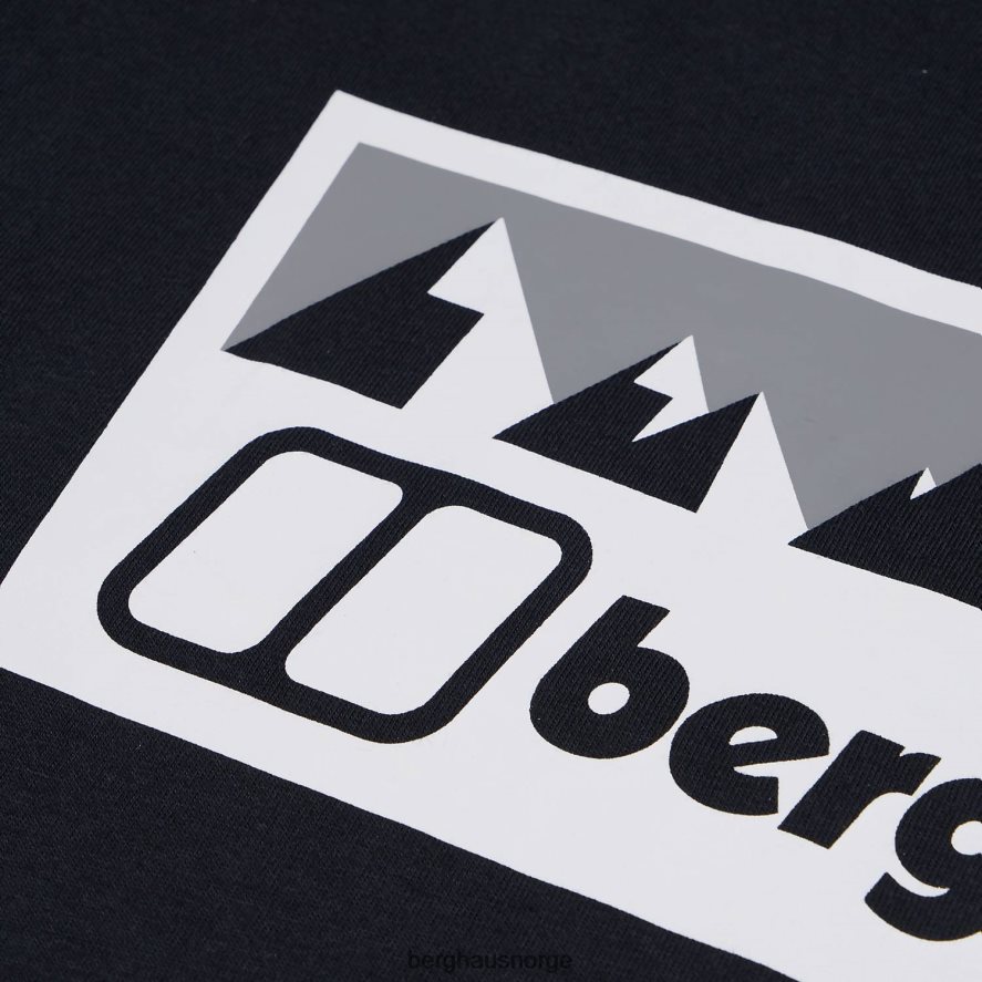 grå hoggtenner peak kortermet t-skjorte Berghaus menn svart F262D6199 klær