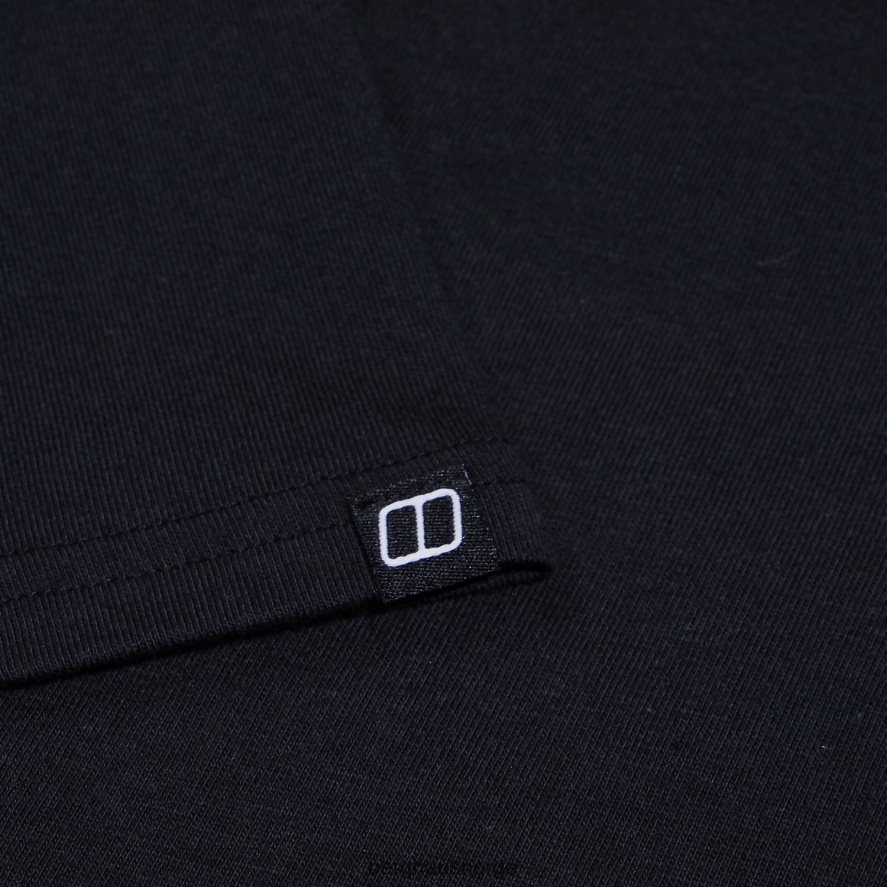 grå hoggtenner peak kortermet t-skjorte Berghaus menn svart F262D6199 klær