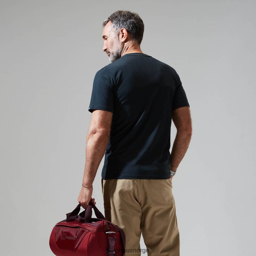 grå hoggtenner peak kortermet t-skjorte Berghaus menn svart F262D6199 klær