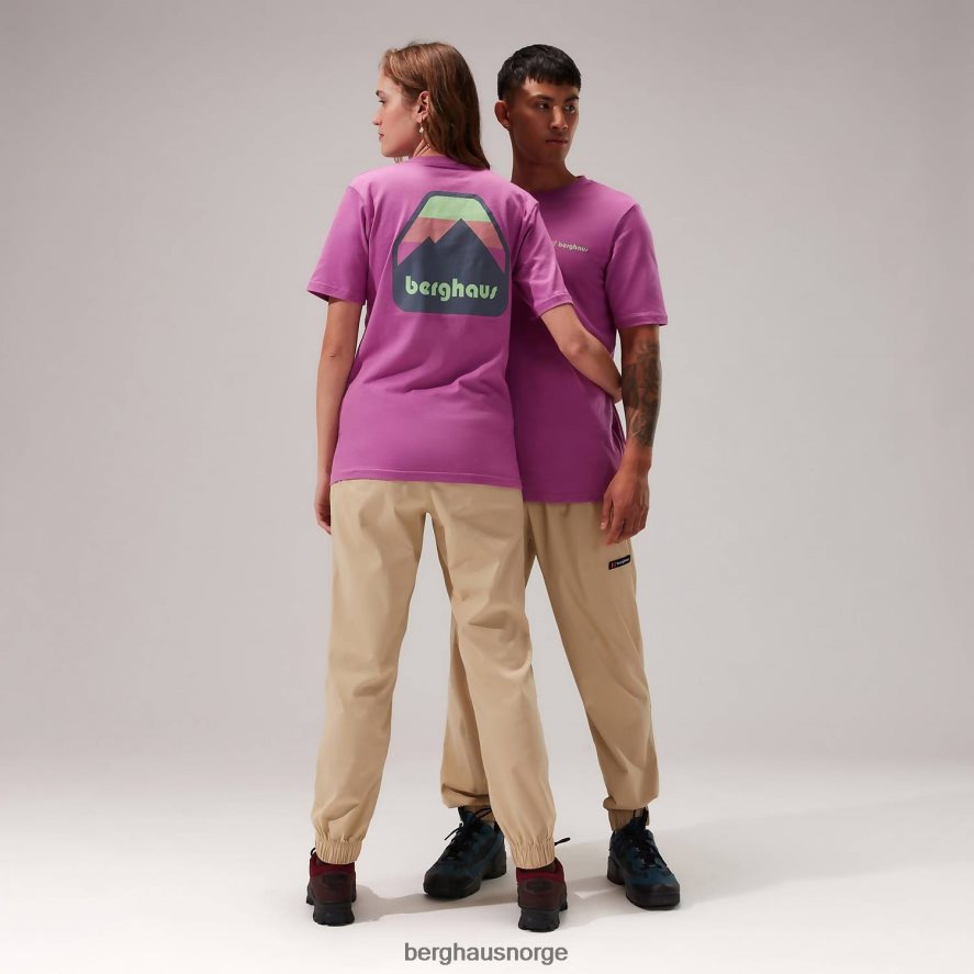gradert topp t-skjorte Berghaus menn lilla F262D6221 klær