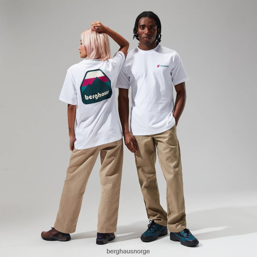 graderte topp t-skjorter Berghaus menn hvit F262D6223 klær