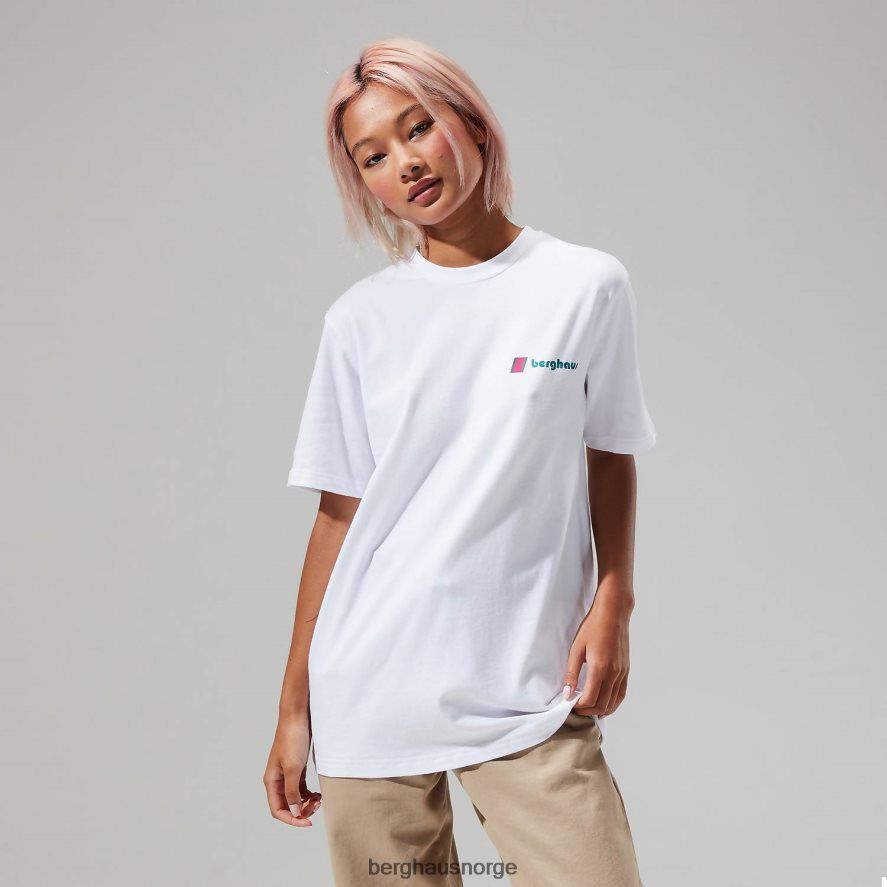 graderte topp t-skjorter Berghaus menn hvit F262D6223 klær