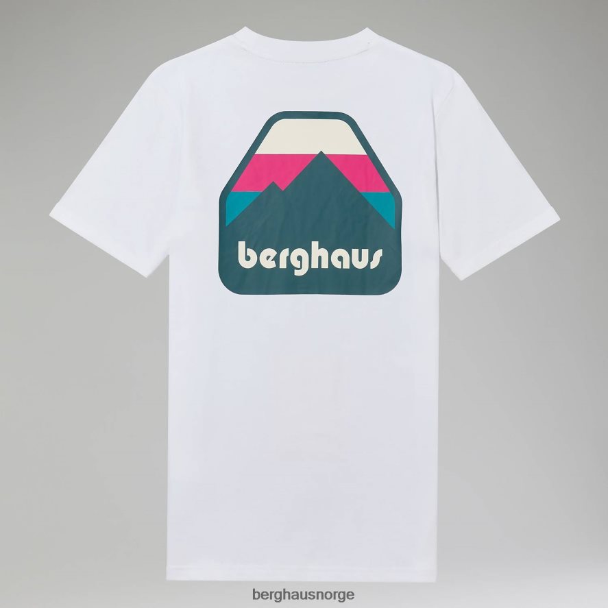 graderte topp t-skjorter Berghaus menn hvit F262D6223 klær