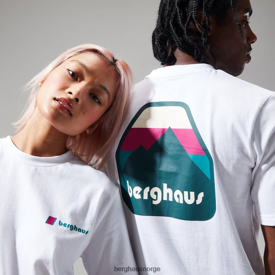 graderte topp t-skjorter Berghaus menn hvit F262D6223 klær