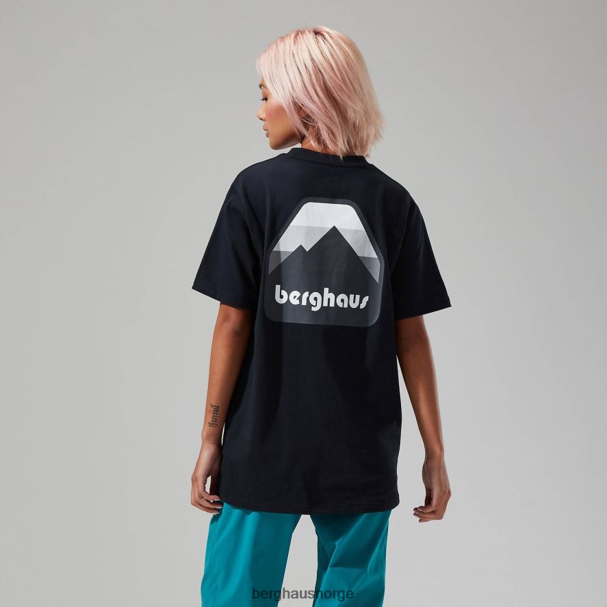 graderte topp t-skjorter Berghaus menn svart F262D6222 klær
