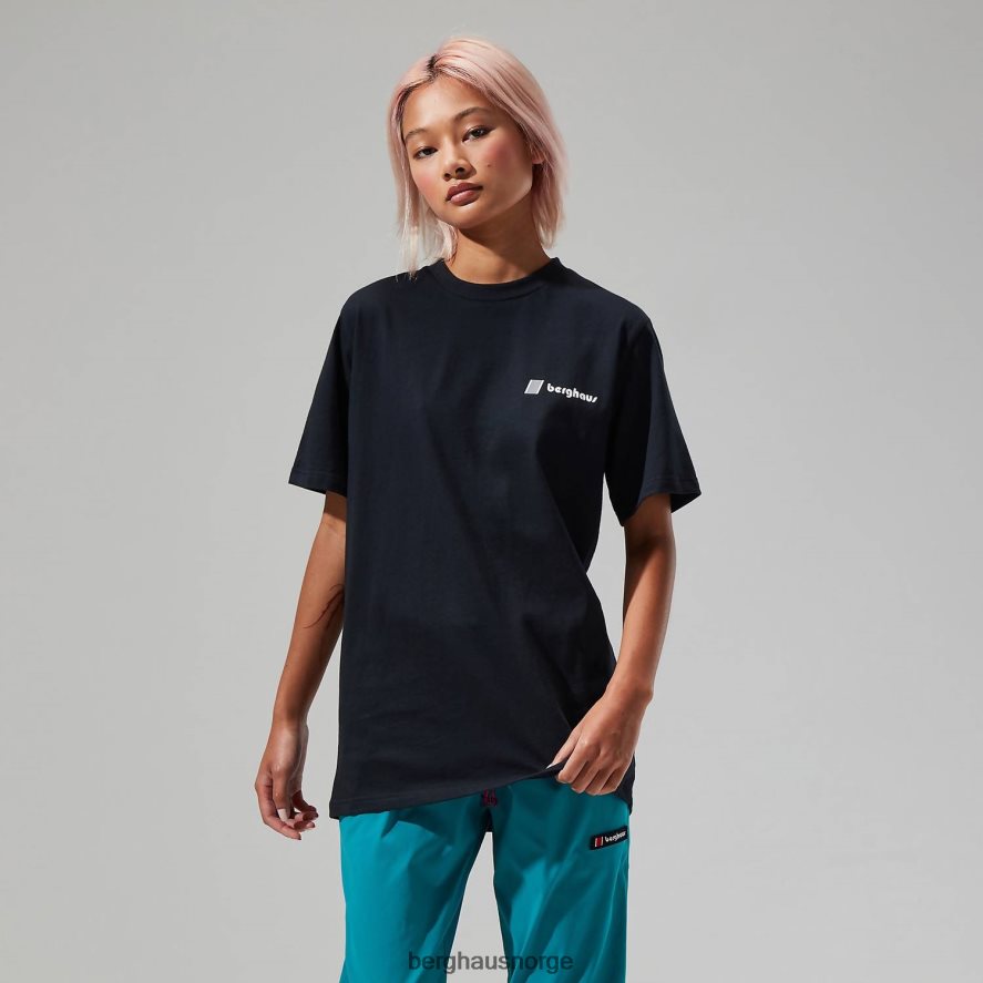 graderte topp t-skjorter Berghaus menn svart F262D6222 klær