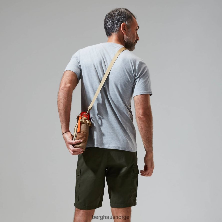 grossglockner mtn kortermet t-skjorte Berghaus menn mørk grå F262D6196 klær