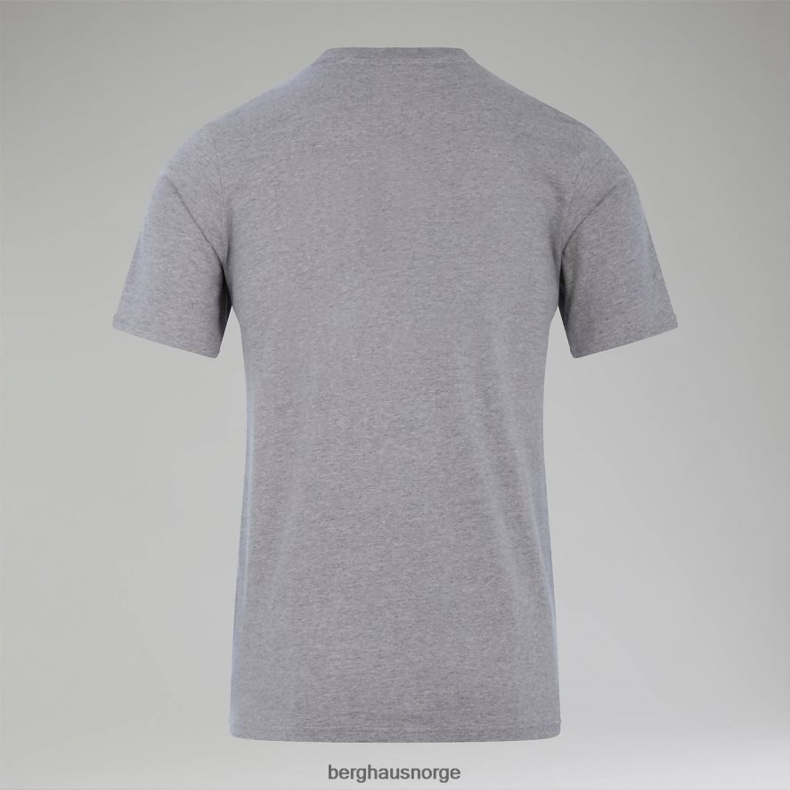 grossglockner mtn kortermet t-skjorte Berghaus menn mørk grå F262D6196 klær