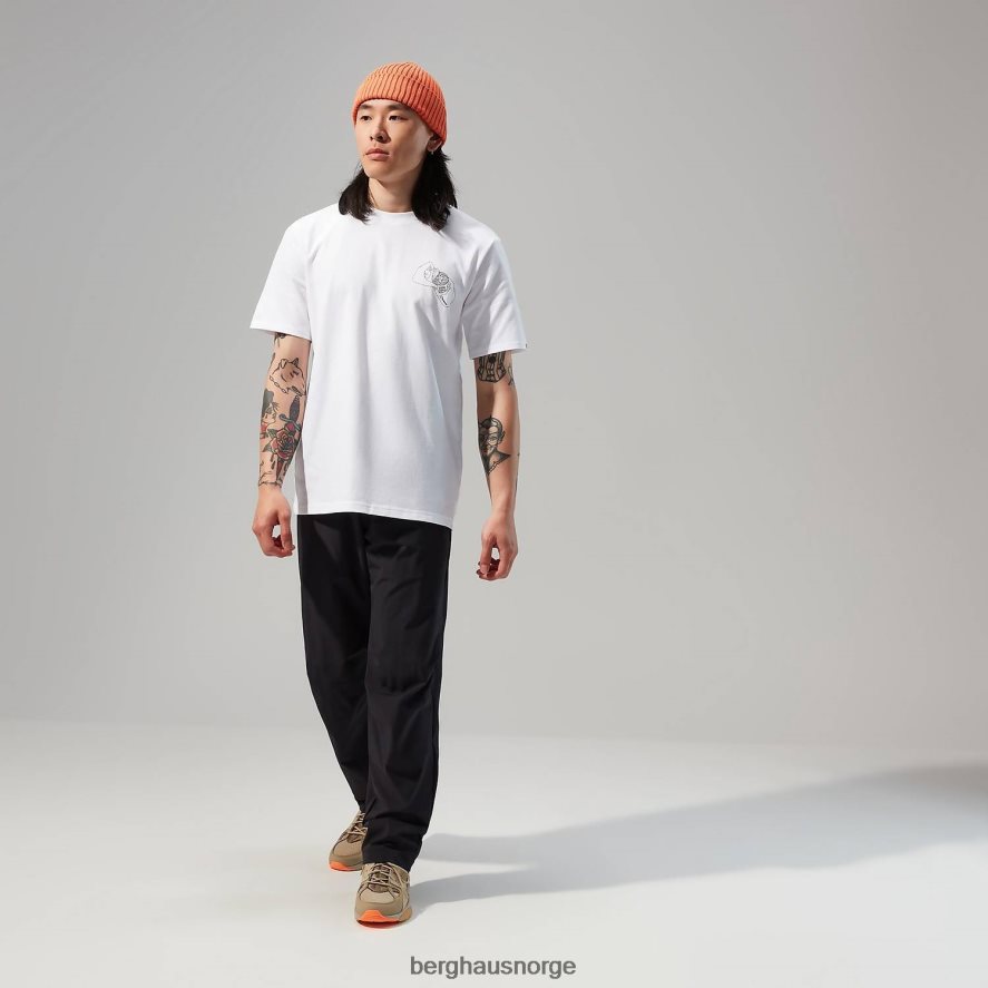 hike beans kortermet t-skjorte Berghaus menn hvit F262D6175 klær