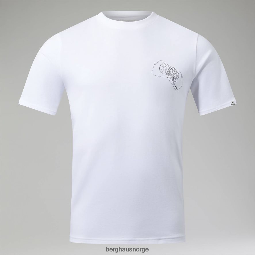 hike beans kortermet t-skjorte Berghaus menn hvit F262D6175 klær