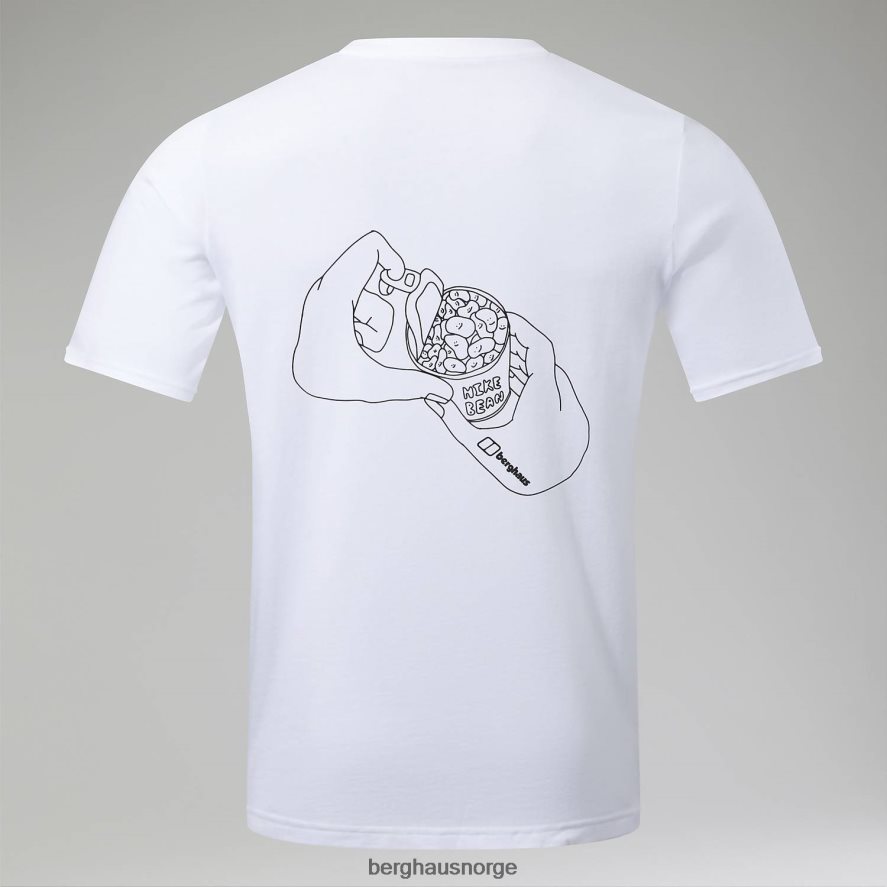 hike beans kortermet t-skjorte Berghaus menn hvit F262D6175 klær