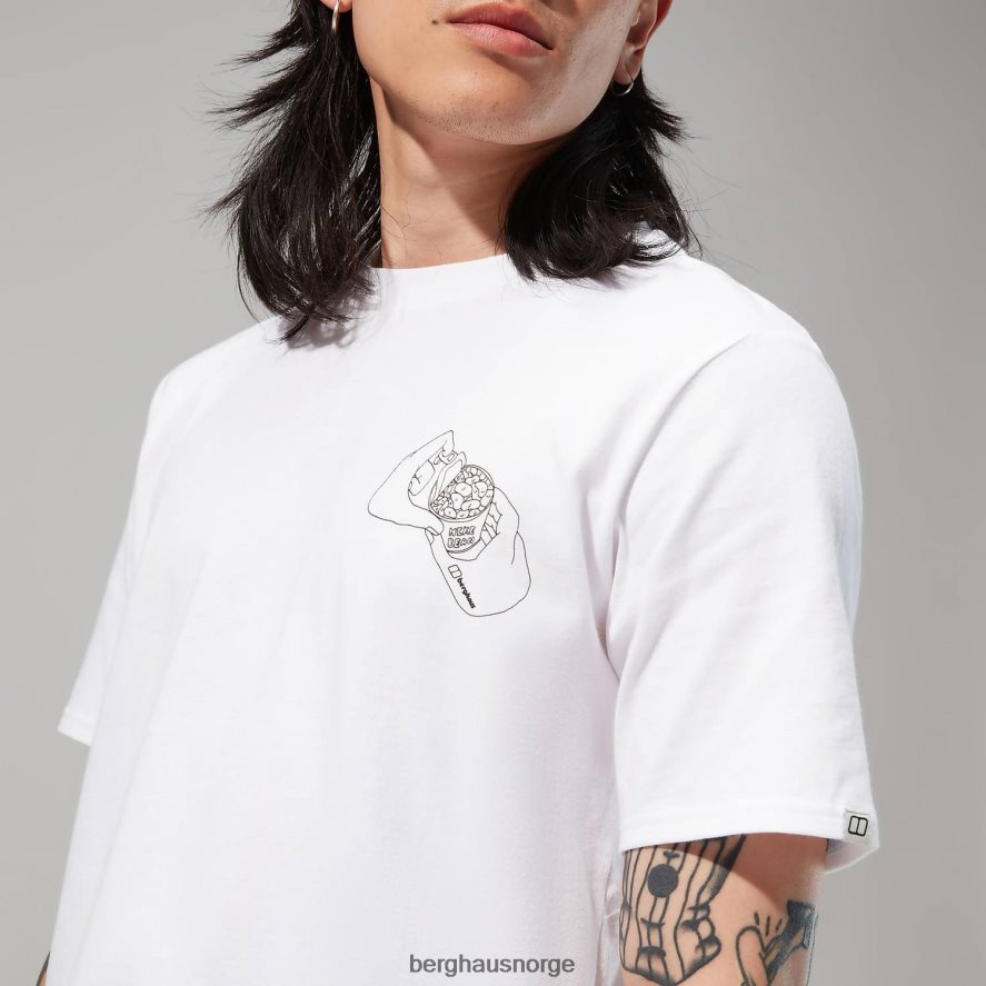 hike beans kortermet t-skjorte Berghaus menn hvit F262D6175 klær