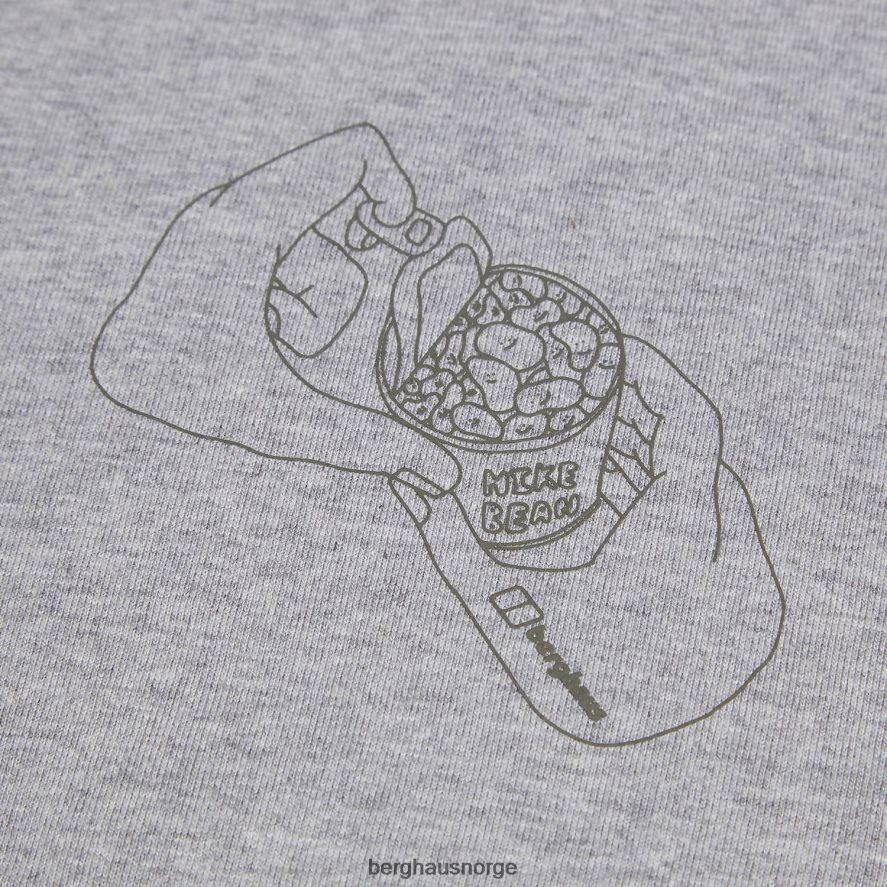 hike beans kortermet t-skjorte Berghaus menn mørk grå F262D6177 klær
