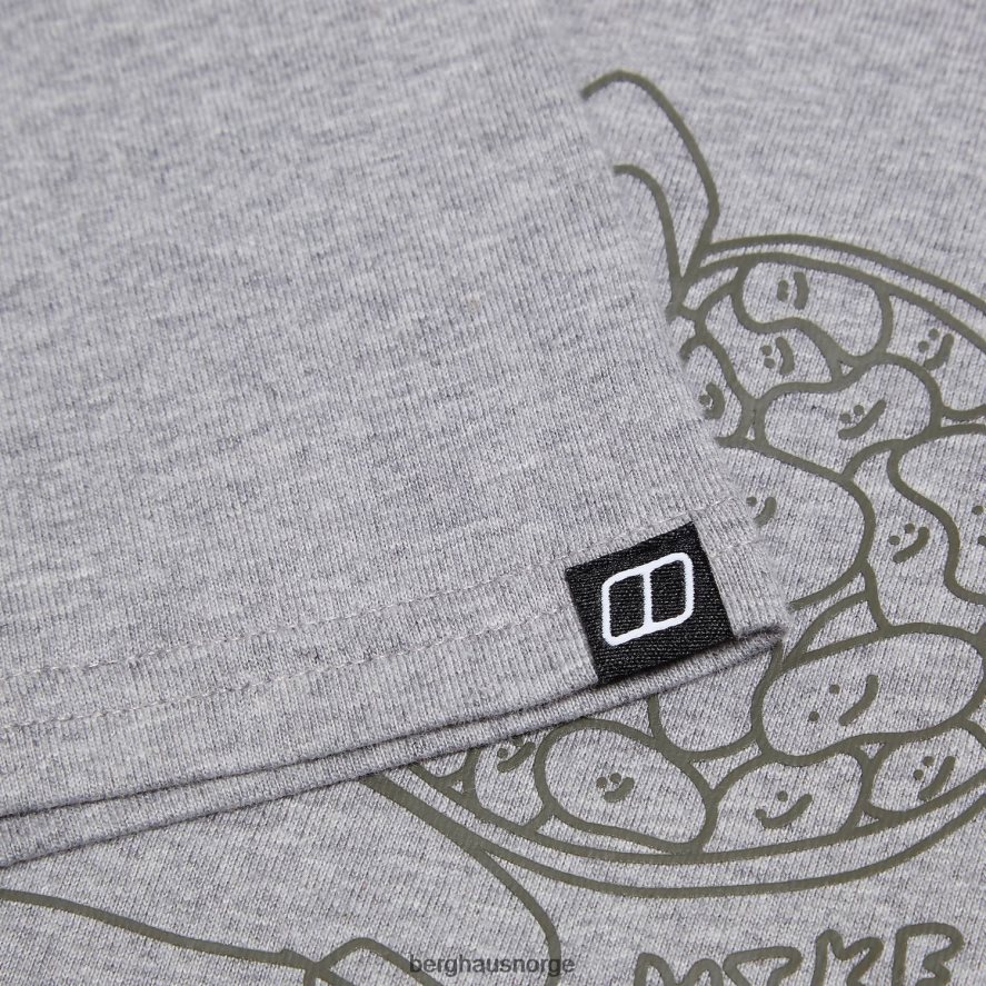 hike beans kortermet t-skjorte Berghaus menn mørk grå F262D6177 klær