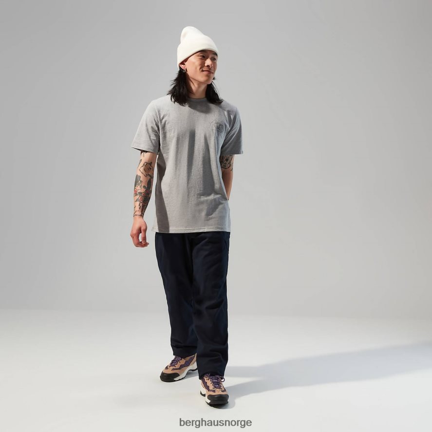 hike beans kortermet t-skjorte Berghaus menn mørk grå F262D6177 klær