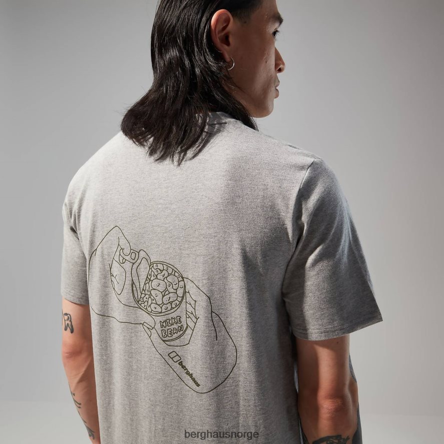 hike beans kortermet t-skjorte Berghaus menn mørk grå F262D6177 klær