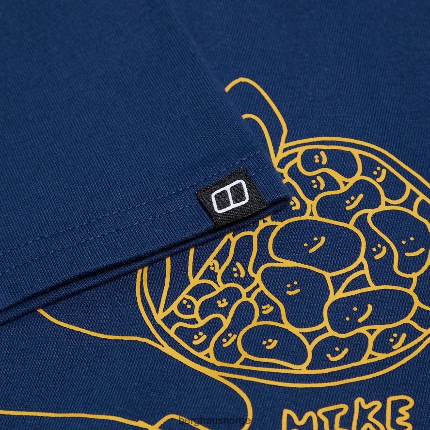 hike beans kortermet t-skjorte Berghaus menn mørke blå F262D6176 klær