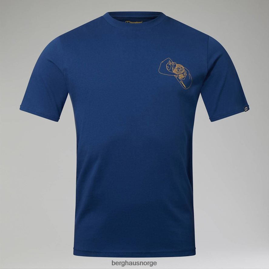 hike beans kortermet t-skjorte Berghaus menn mørke blå F262D6176 klær