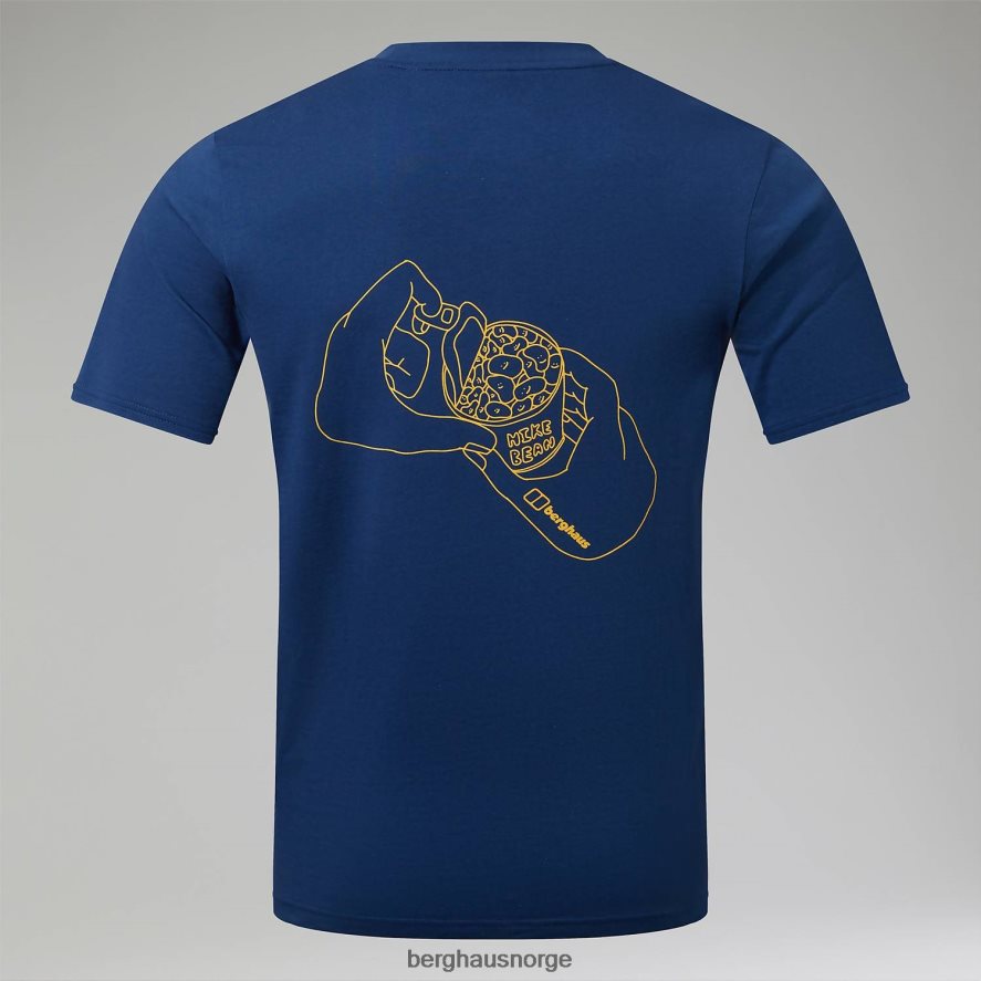hike beans kortermet t-skjorte Berghaus menn mørke blå F262D6176 klær