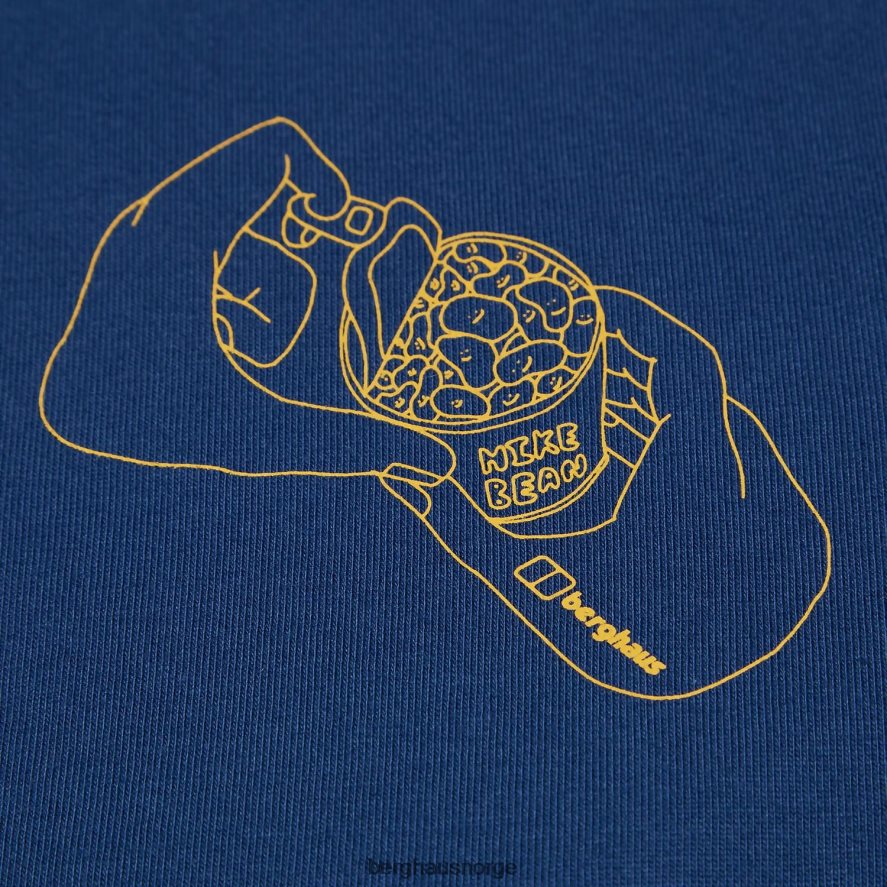 hike beans kortermet t-skjorte Berghaus menn mørke blå F262D6176 klær