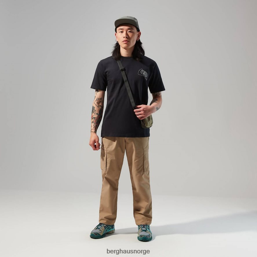 hike beans kortermet t-skjorte Berghaus menn svart F262D6174 klær