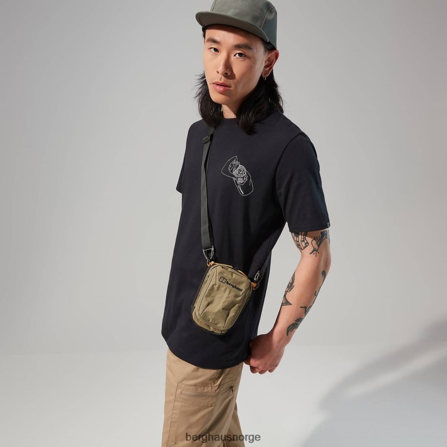 hike beans kortermet t-skjorte Berghaus menn svart F262D6174 klær