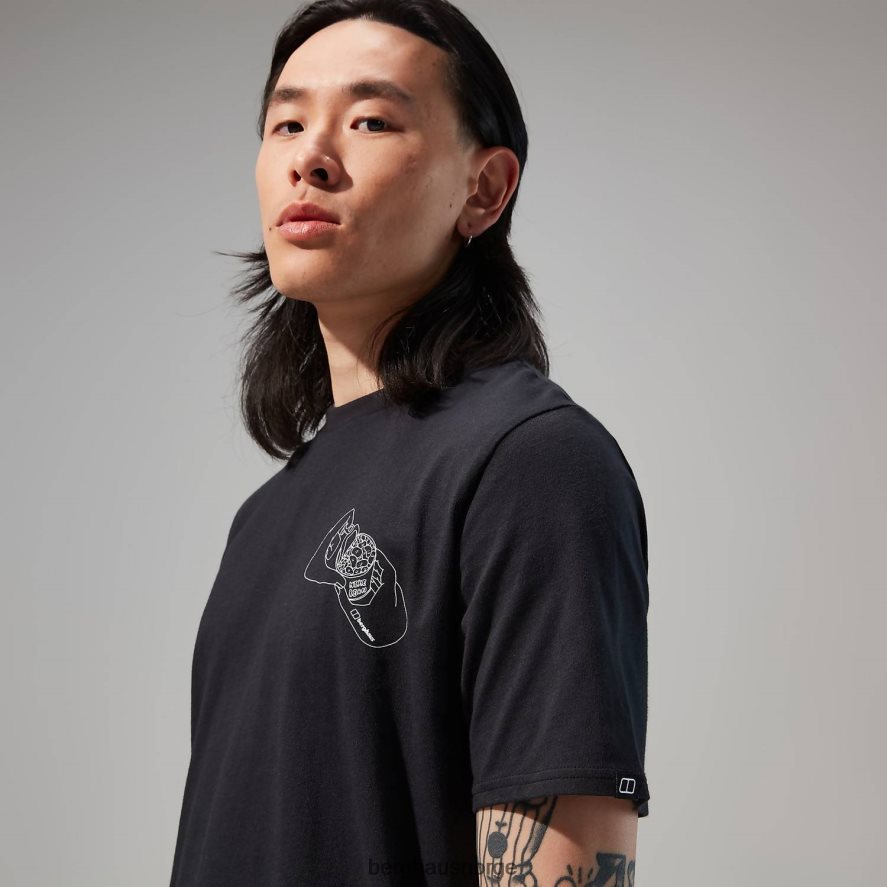 hike beans kortermet t-skjorte Berghaus menn svart F262D6174 klær