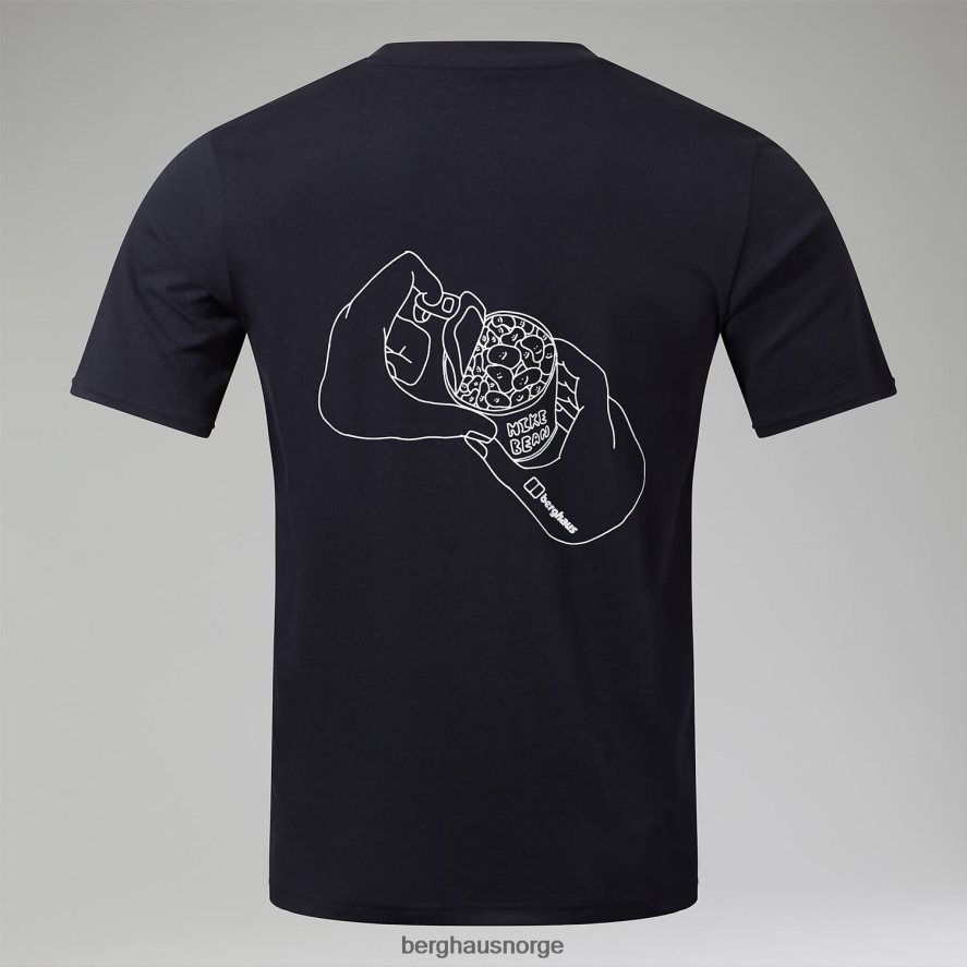 hike beans kortermet t-skjorte Berghaus menn svart F262D6174 klær
