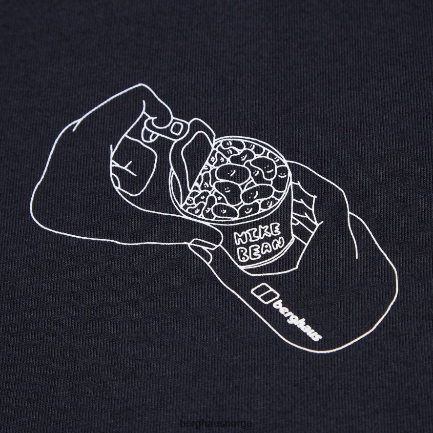 hike beans kortermet t-skjorte Berghaus menn svart F262D6174 klær