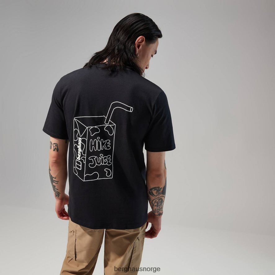 hike juice kortermet t-skjorte Berghaus menn svart F262D6171 klær