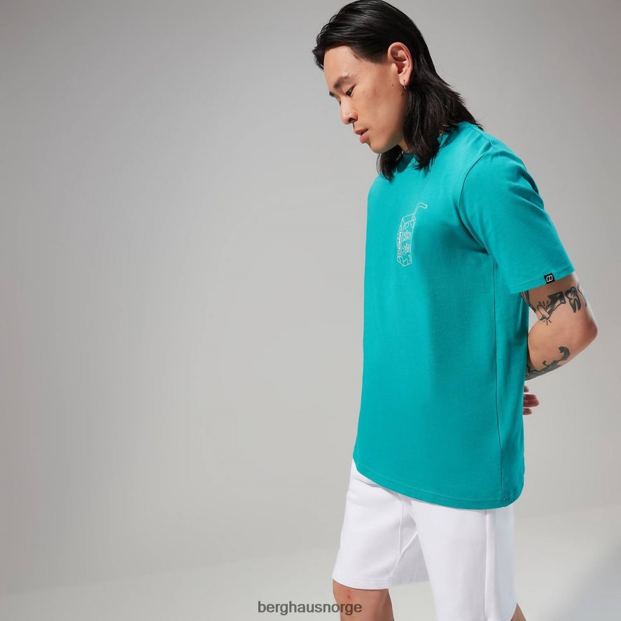 hike juice kortermet t-skjorte Berghaus menn turkis F262D6172 klær