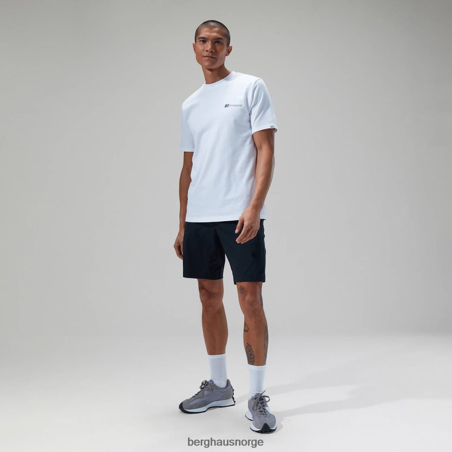 kalibrering lineær kortermet t-skjorte Berghaus menn hvit F262D6183 klær