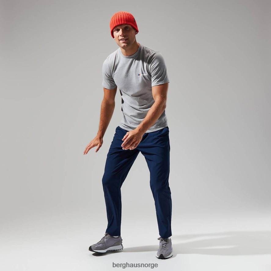 klassisk logo-t-skjorte Berghaus menn mørk grå F262D6212 klær