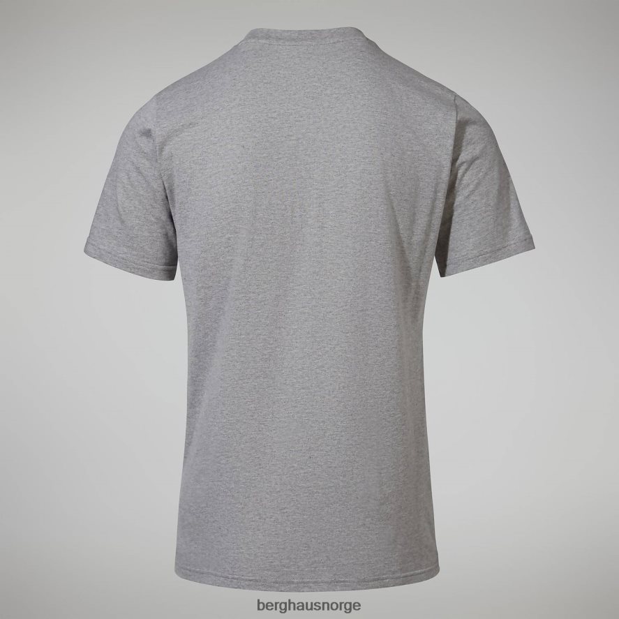 klassisk logo-t-skjorte Berghaus menn mørk grå F262D6212 klær