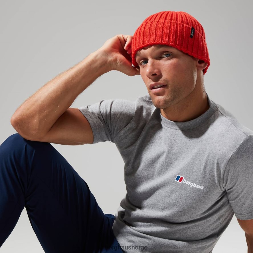 klassisk logo-t-skjorte Berghaus menn mørk grå F262D6212 klær