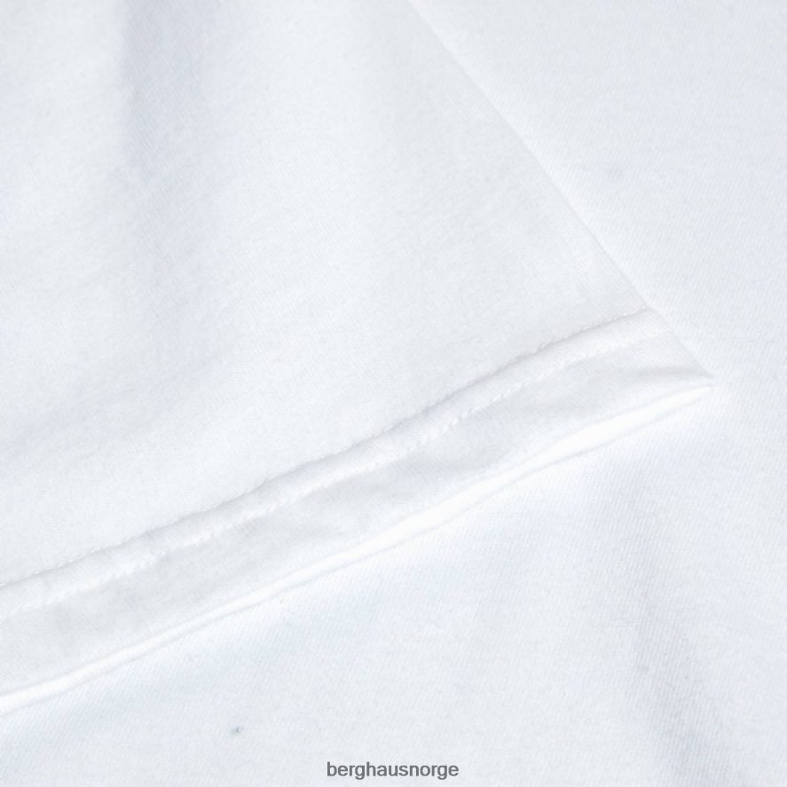 økologisk logo-t-skjorte foran og bak Berghaus menn hvit F262D6215 klær