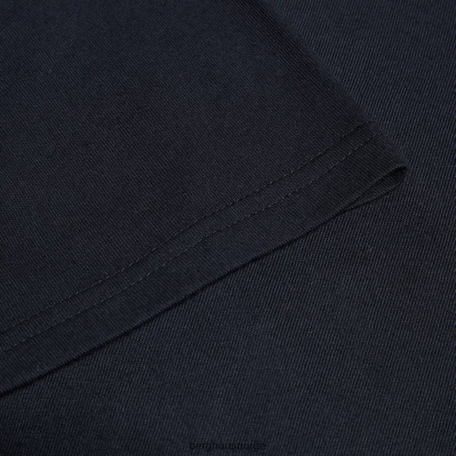 økologisk logo-t-skjorte foran og bak Berghaus menn svart F262D6213 klær