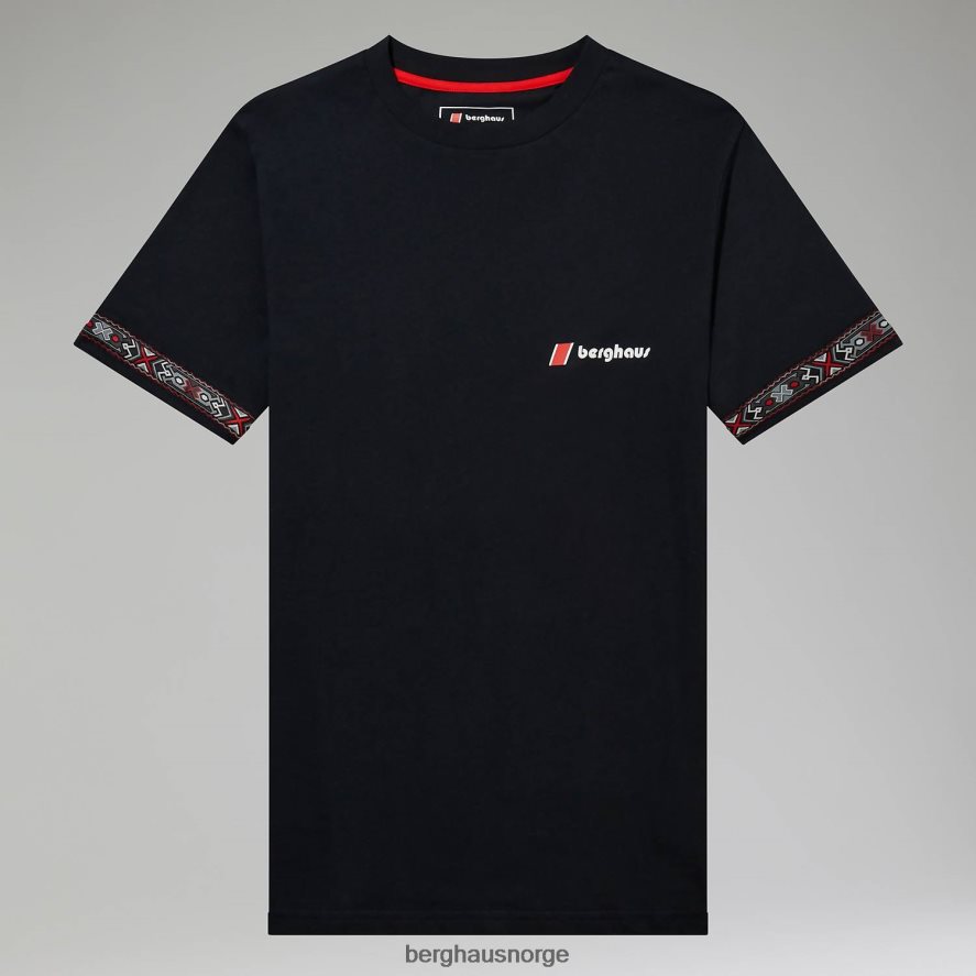 original tramantana t-skjorte Berghaus menn svart F262D6184 klær